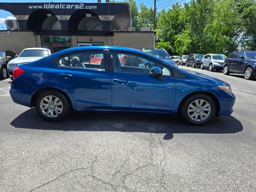Blue 2012 Honda Civic LX