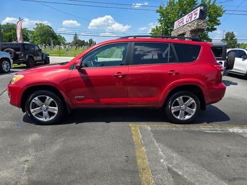 Red 2010 Toyota RAV4 Sport