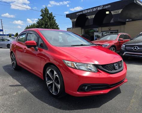Red 2014 Honda Civic Si