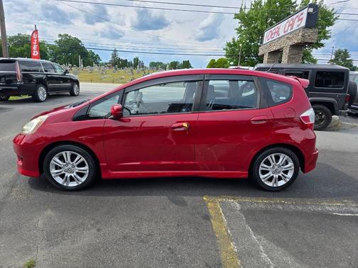 Red 2009 Honda Fit Sport