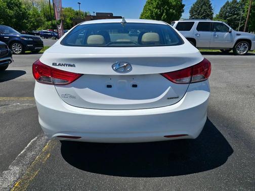White 2013 Hyundai ELANTRA Limited