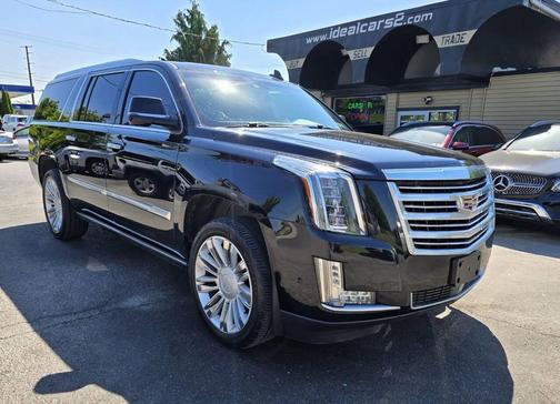 Black 2019 Cadillac Escalade ESV Platinum