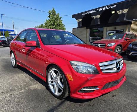 Red 2011 Mercedes-Benz C-Class C 300 4MATIC Sport