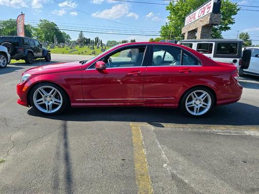 Red 2011 Mercedes-Benz C-Class C 300 4MATIC Sport
