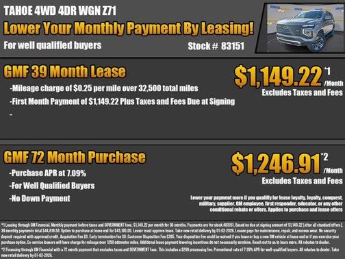 2026 Chevrolet Tahoe Z71