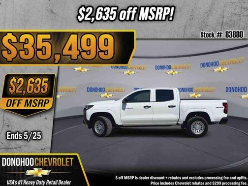 Summit White 2026 Chevrolet Colorado WT