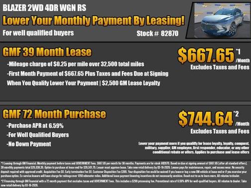 2026 Chevrolet Blazer RS