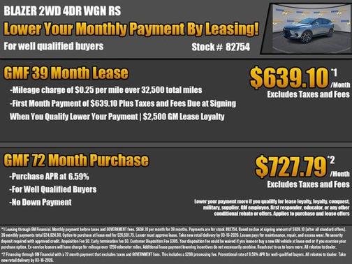 Sterling Gray Metallic 2026 Chevrolet Blazer RS