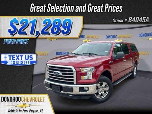 Red 2015 Ford F-150
