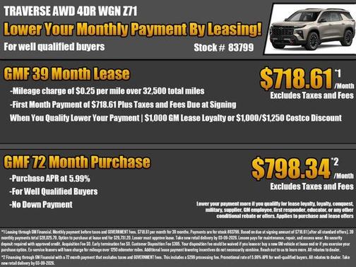 2026 Chevrolet Traverse Z71