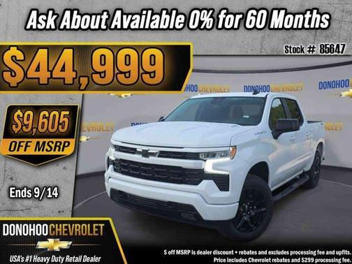 Summit White 2026 Chevrolet Silverado 1500 RST