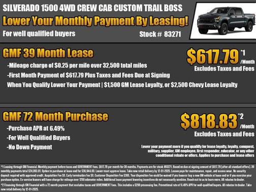 2026 Chevrolet Silverado 1500 Custom Trail Boss