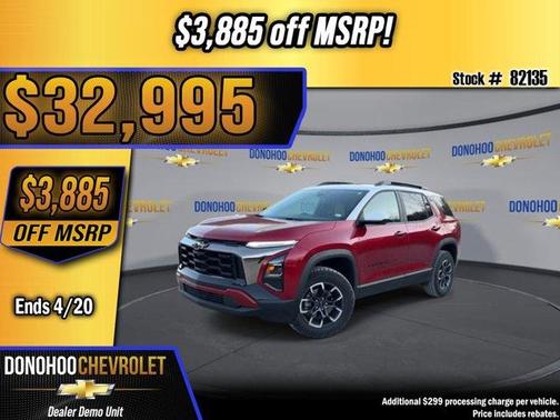 Radiant Red 2026 Chevrolet Equinox ACTIV