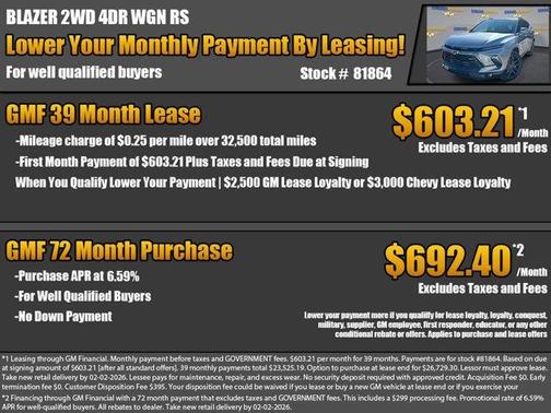 2025 Chevrolet Blazer RS