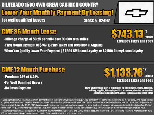 2026 Chevrolet Silverado 1500 High Country
