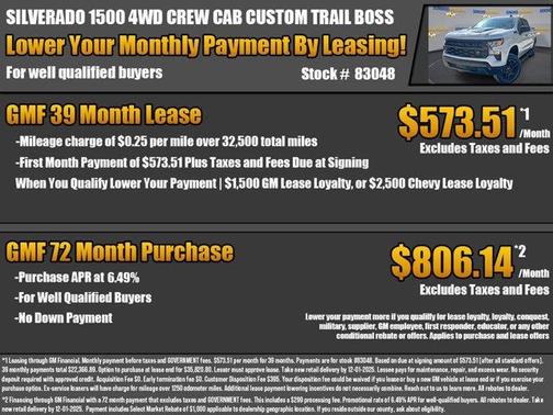 2026 Chevrolet Silverado 1500 Custom Trail Boss