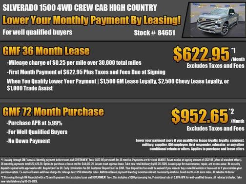 Sterling Gray Metallic 2026 Chevrolet Silverado 1500 High Country