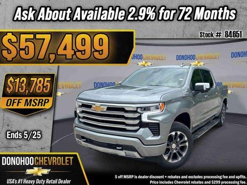 Sterling Gray Metallic 2026 Chevrolet Silverado 1500 High Country