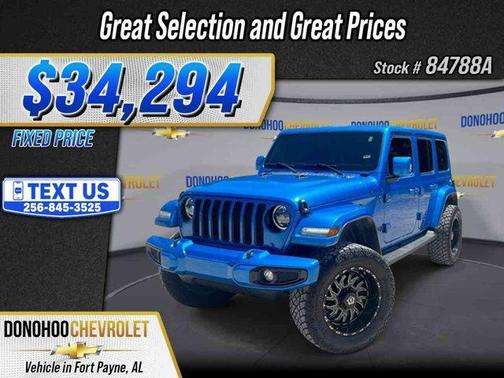 Hydro Blue Pearlcoat 2023 Jeep Wrangler Sahara