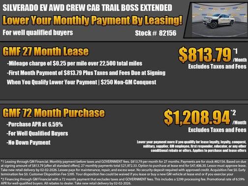 2026 Chevrolet Silverado EV Trail Boss