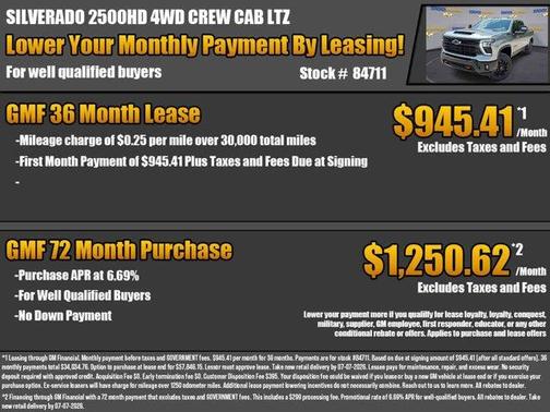 Sterling Gray Metallic 2026 Chevrolet Silverado 2500 LTZ
