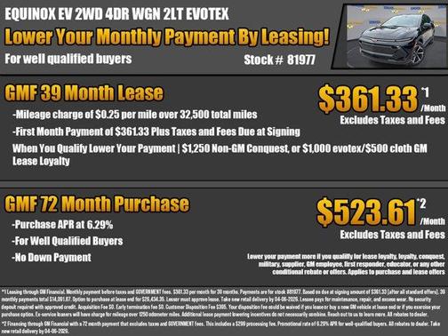 Black 2026 Chevrolet Equinox EV LT 2