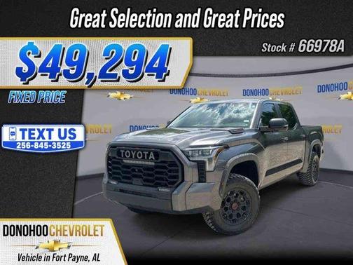 Gray 2024 Toyota Tundra Hybrid TRD Pro