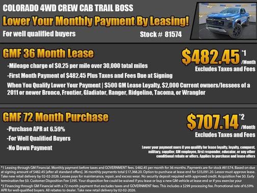 2026 Chevrolet Colorado Trail Boss