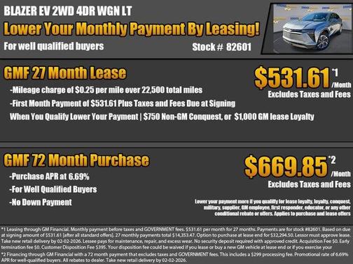 2026 Chevrolet Blazer EV LT