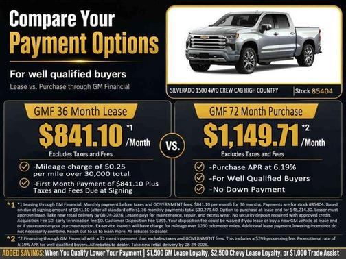Sterling Gray Metallic 2026 Chevrolet Silverado 1500 High Country