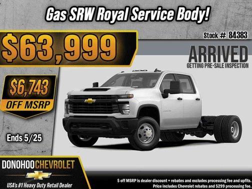 Summit White 2026 Chevrolet Silverado 3500 WT