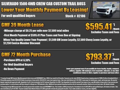 2026 Chevrolet Silverado 1500 Custom Trail Boss