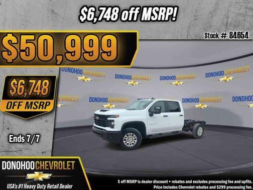 Summit White 2026 Chevrolet Silverado 3500 WT