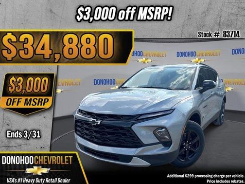 Sterling Gray Metallic 2026 Chevrolet Blazer LT