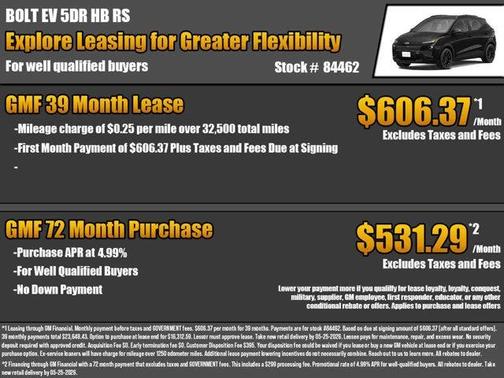 Mosaic Black Metallic 2027 Chevrolet Bolt RS