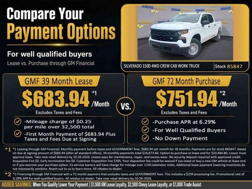 Summit White 2026 Chevrolet Silverado 1500 WT