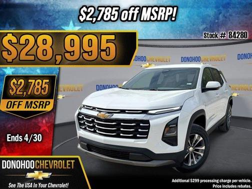Summit White 2026 Chevrolet Equinox LT