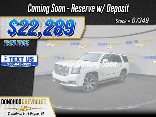 White Frost Tri-Coat 2016 GMC Yukon Denali