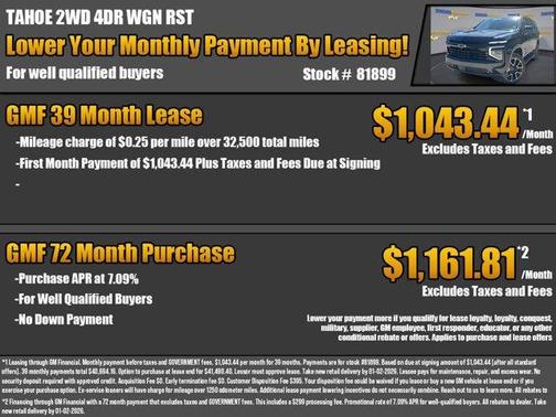 2026 Chevrolet Tahoe RST