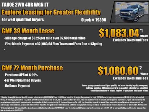 2025 Chevrolet Tahoe LT