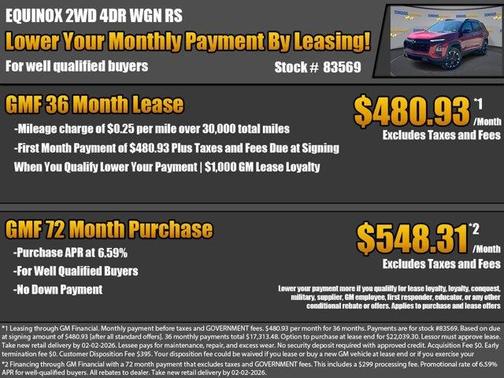 2026 Chevrolet Equinox RS