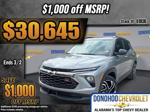 2026 Chevrolet Trailblazer RS