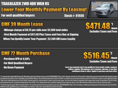 2026 Chevrolet Trailblazer RS