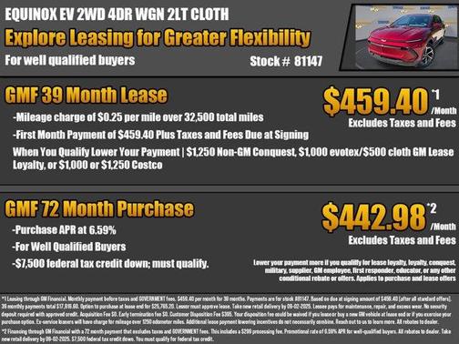 2025 Chevrolet Equinox EV LT1 w/PCY