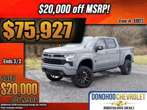 Sterling Gray Metallic 2025 Chevrolet Silverado 1500 RST Truck