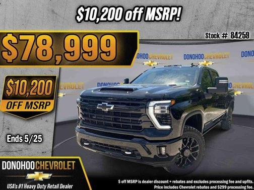 Black 2026 Chevrolet Silverado 2500 High Country
