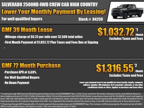 2026 Chevrolet Silverado 2500 High Country