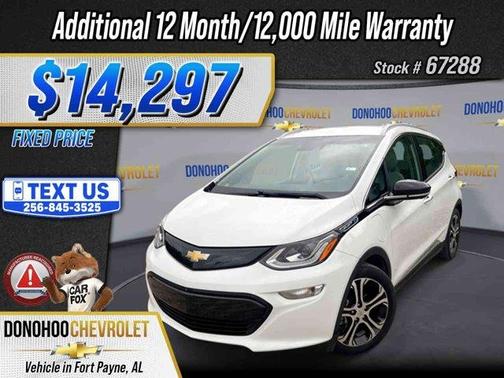 Summit White 2019 Chevrolet Bolt EV Premier