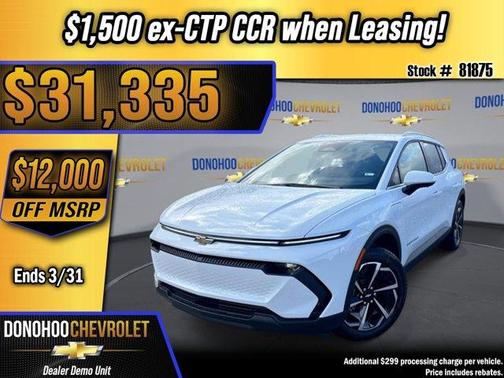 Summit White 2026 Chevrolet Equinox EV LT 2