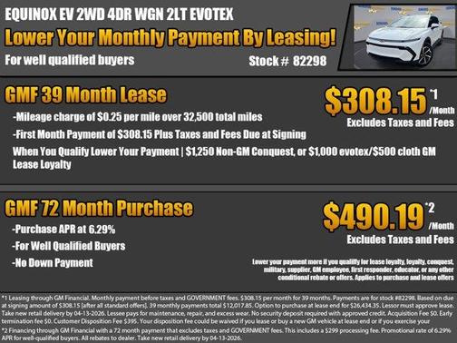 Summit White 2026 Chevrolet Equinox EV LT 2